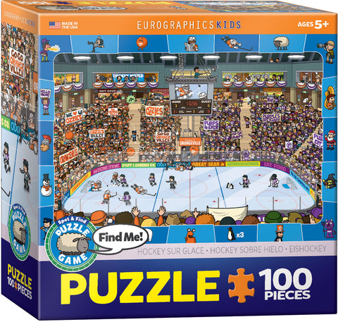 Kids' Jigsaw Puzzle | "Spot & Find Hockey"