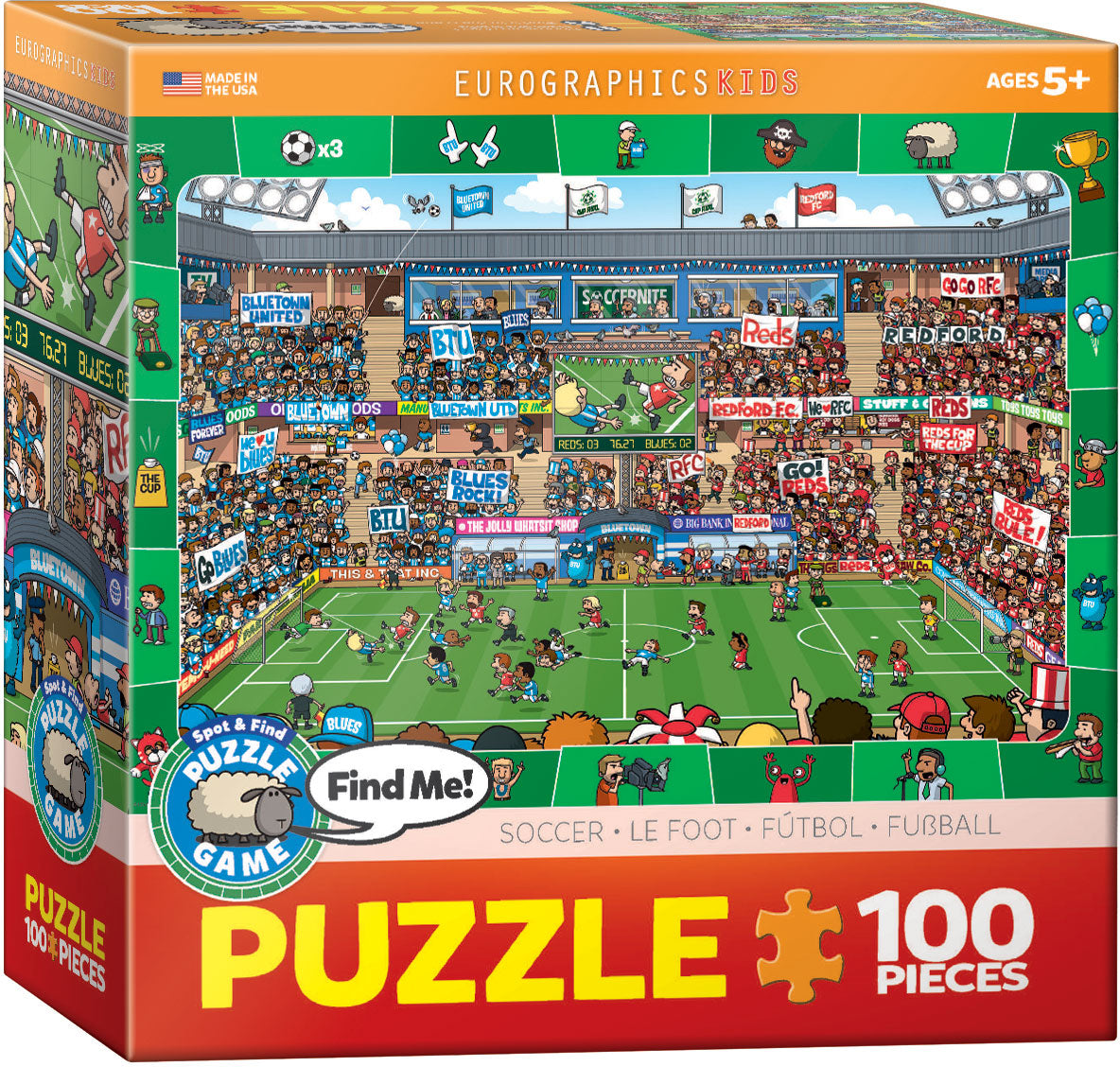 Kids' Jigsaw Puzzle | "Spot & Find Soccer"