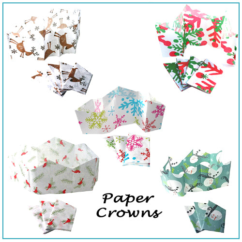 Christmas Crackers with Glass Candy Decorations