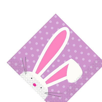 Easter Napkins - "Bunny Face"