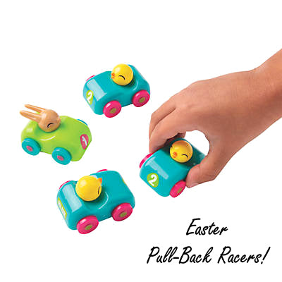 Kids' Easter Crackers | "with Pull-Back Racers"