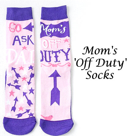 Mom's "Off Duty" Socks