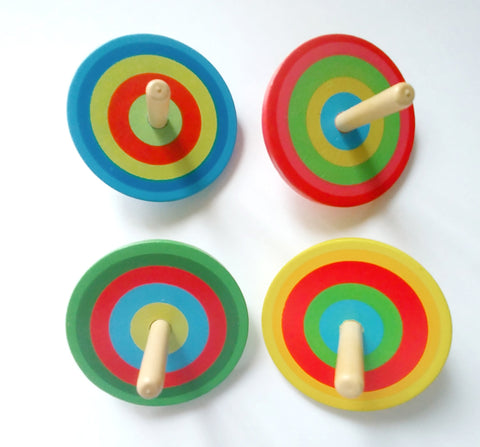 Wooden Spin Tops